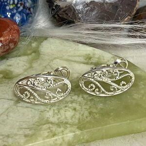 SU 925 Filagree Earrings